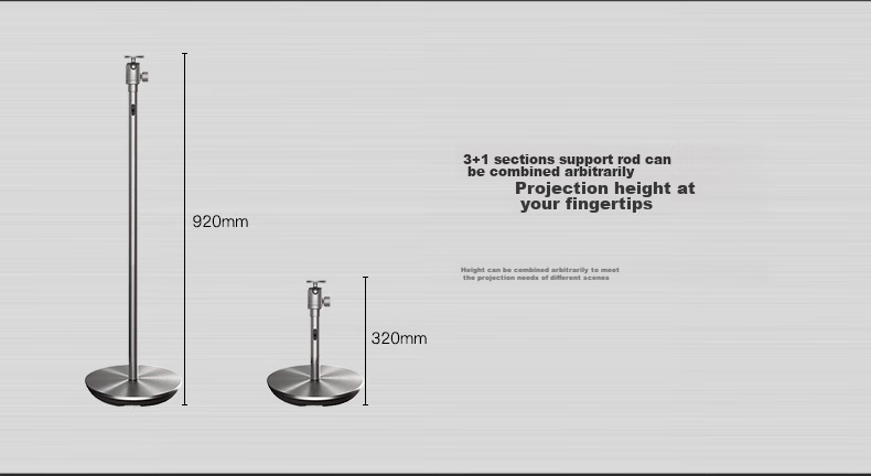 Dayancheng Projector X11/X20 Dedicated Tray Base (Can Be Adapted to 6mm (1/4 Inch) Aperture for Projector Base) 3