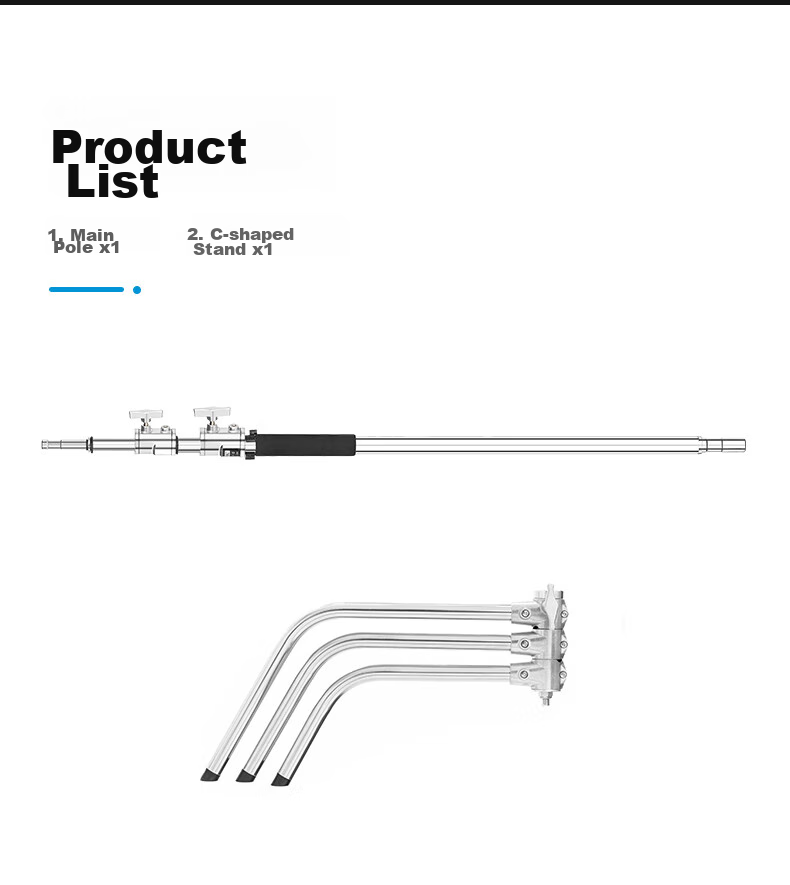 AMBITFUL Photography Magic Leg Light Stand 3.2m Inclined Arm Bracket, Ceiling Light Stand, Professional Studio Equipment, High Load-Bearing Light Stand, Suitable for Flash Lights, Photography Lights, Continuous Lighting, And Live Streaming Lights 6