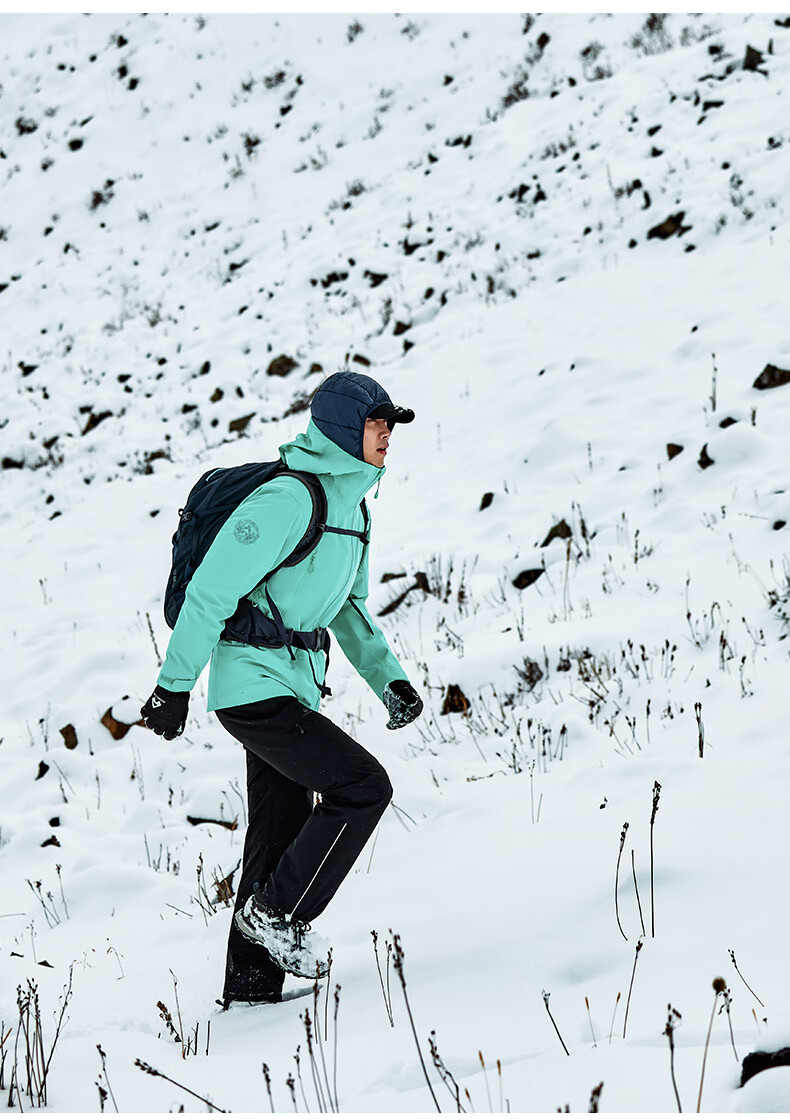 Pioneer Camp, Jinyi Wei Baihu Windbreaker, Men's Outdoor Spring And Autumn Jacket, Windproof, Waterproof, Breathable, Hard Shell, High-Altitude Mountaineering Coat 7