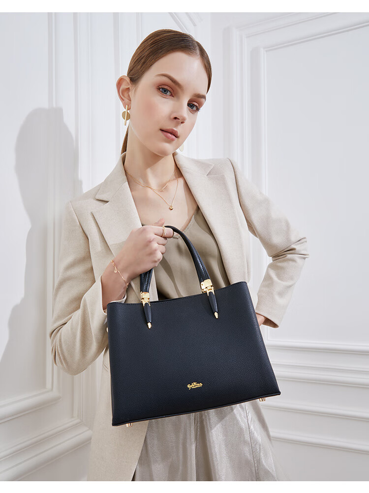Goldlion Women's Handbag, Simple And Elegant Business Tote Bag, Birthday Gift for Ladies 4