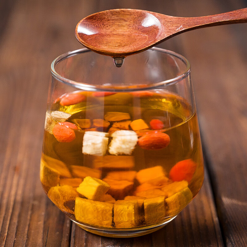 朕皇同仁堂养生茶葛根茶中华老字号葛根片老柴葛根汤茶粉块罐装200g