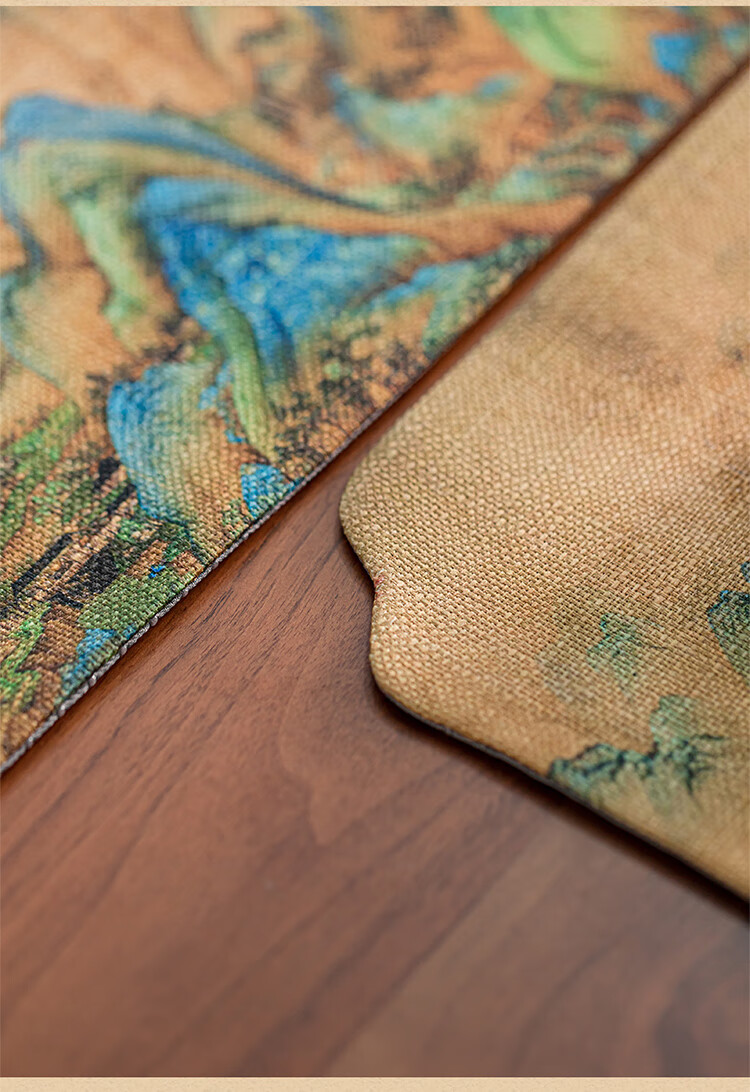 AVIVI Table Runner, Chinese Style Waterproof Tea Mat, Coffee Table Cover, Long Tablecloth, Tea Table Pad, 30*180 Qianli Jiangsha 6
