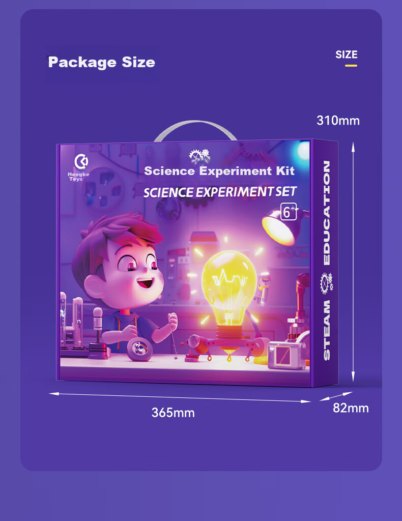 Hongke Children's Science Experiment Kit Educational Toy for Third Grade Elementary School Students, Physics Toys for Boys And Girls, Birthday And Holiday Gift 12