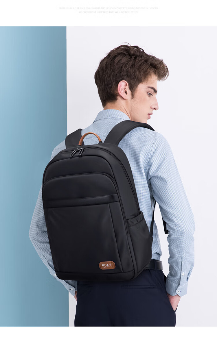 GOLF Backpack for Men, Large Capacity, 15.6-Inch Laptop Bag, Lightweight Water-Resistant Travel Backpack for Students And Business 21