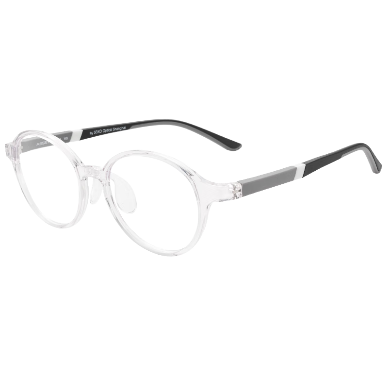 SEIKO ASSET Series Eyeglass Frames, Selected for Teenagers And Students, Myopia Glasses Frame AK0093 WB, 48mm
