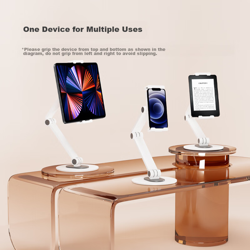 Brateck Beihu Tablet Stand, Tablet Holder, Phone Stand for Desktop, Gaming Cooling Base Stand, P300
