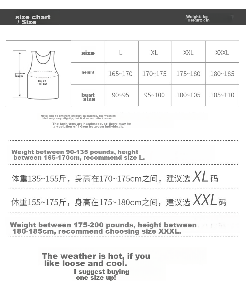 LangSha Pure Cotton Tank Top for Men, Summer Lightweight Sleeveless Casual Sports Sweat-Wicking Breathable Undershirt 9