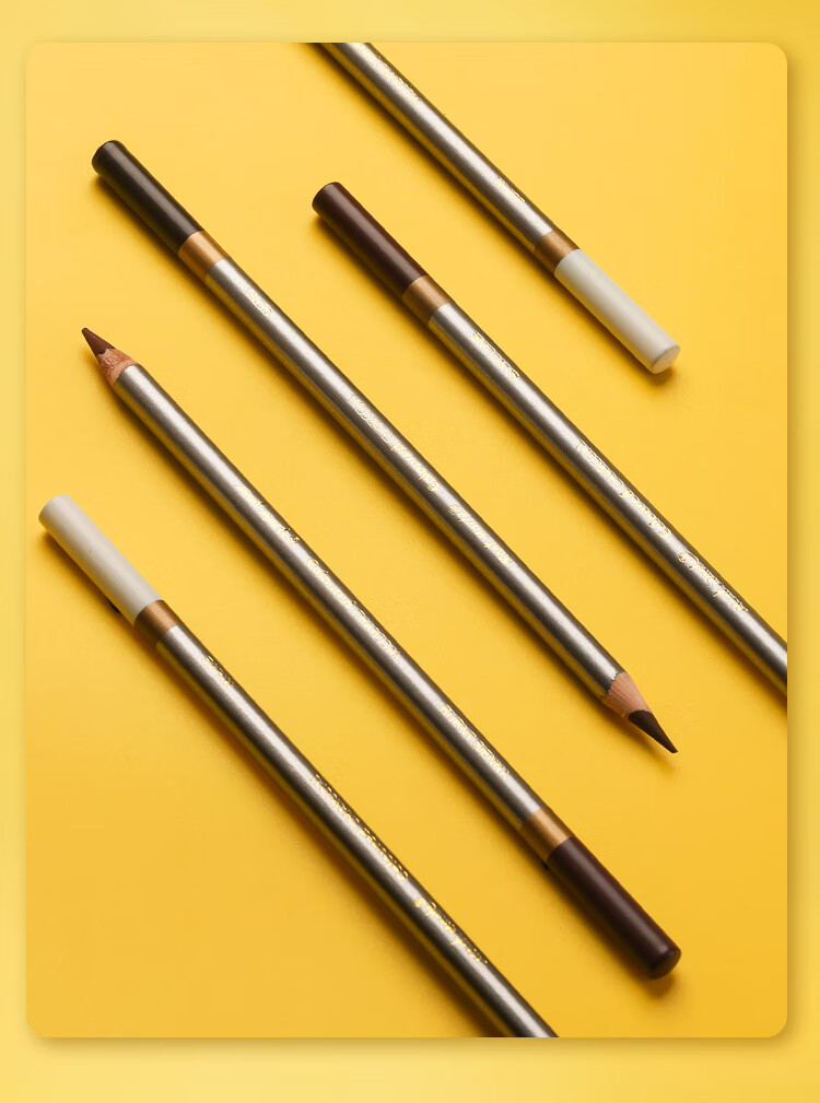 Mont Marte Charcoal Pencils 4 Pieces, Sketch Pencils, Colored Charcoal Pencils, Drawing Pencils for Art, Student Sketching, Quick Drawing, Live Drawing Set MPN0085 Art Live Drawing 10