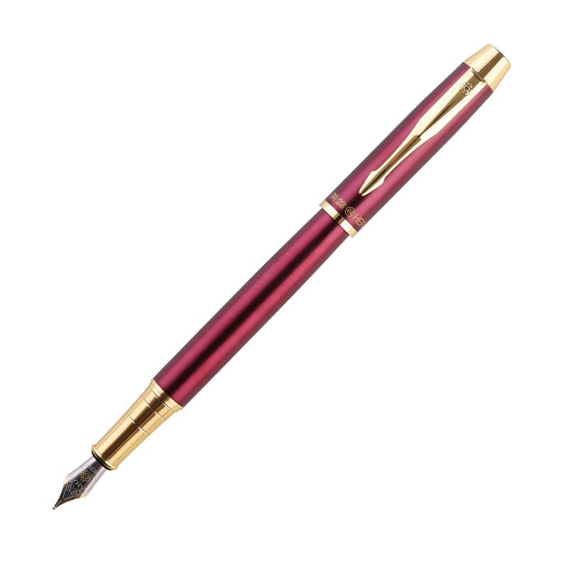 HERO Fountain Pen/signature Pen 7006, Student Office Calligraphy Practice Fountain Pen, Business Gift, EF Nib, Red