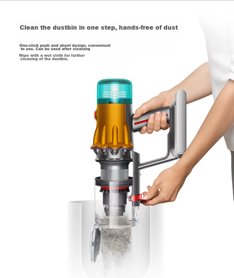 DYSON V12n Detect Slim Nautik Absolute Vacuum And Mop Combo, Cordless Handheld High-Suction All-In Cleaner for Pets, Dust Mites, Wet And Dry Cleaning 21