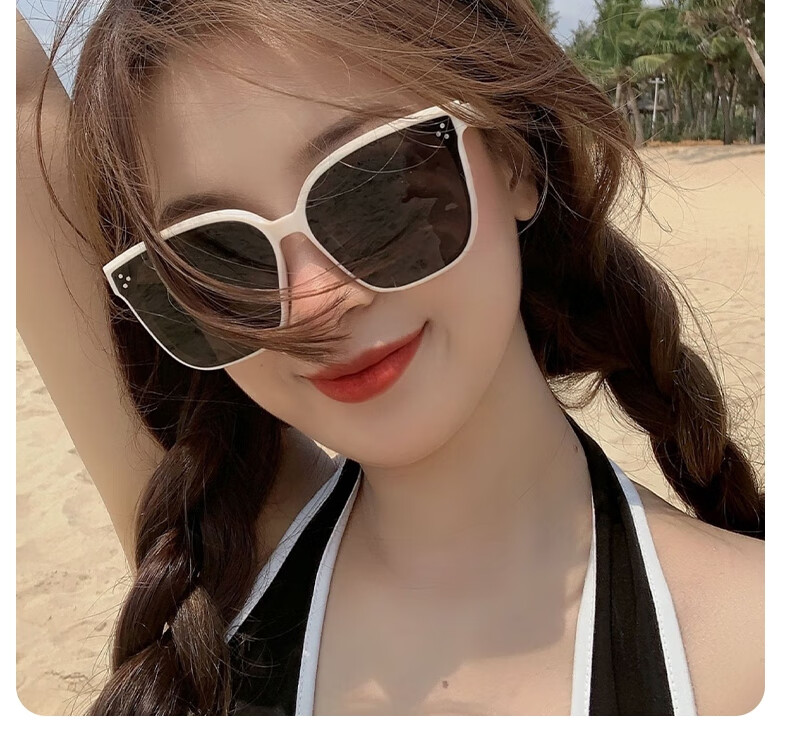 HB Polarized Sunglasses - 1758 Square Frame, Unisex Sun Protection, Face-Slimming Effect, for Driving And Car Use, GM Sunglasses 8