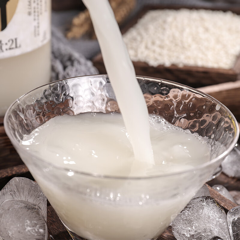 窝窝 浑浊米酒汁 低度糯米酒 醪糟汁甜米露2L 聚会年货送礼