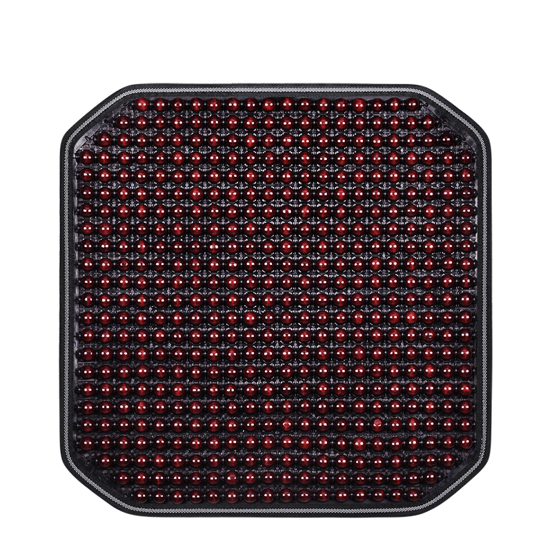GREAT LIFE Car Seat Cushion, Summer Wooden Bead Cooling Pad, All-Season Ice Mat, Office Chair Pad, Breathable Car Single Piece