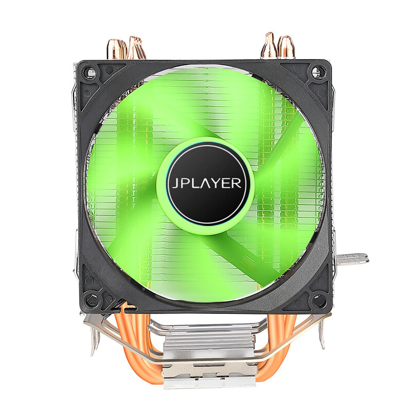 JPLAYER 4 Copper Tube 9cm Non-Glazed Fan CPU Air Cooler, Noise-Reducing Fan (AMD/Intel Multi-Platform/silicon Gel Included) 8