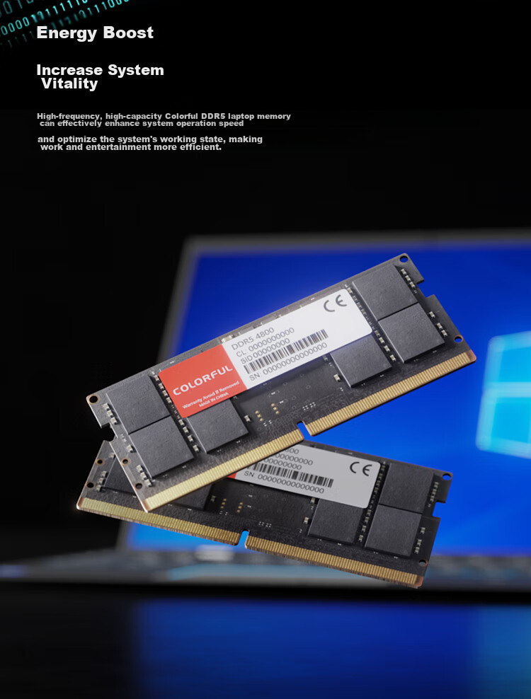 Colorful 8GB DDR5 4800 Laptop Memory Module 6