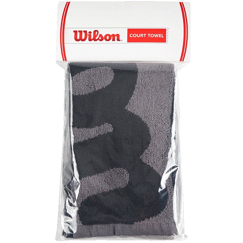 Wilson Sports Towel CHINA TOWEL SMU BLACK/GREY-WR8432901001