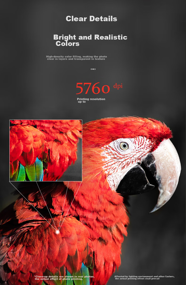 Elifo RC Photo Paper, Glossy Photo Paper, Waterproof Inkjet Printing RC Photo Paper, 260g Photo Paper, RC Photo Paper Velvet Surface, 6 Inch - 50 Sheets 1
