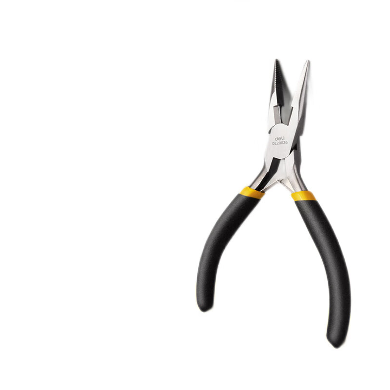 Deli Multifunctional Mini Needle-Nose Pliers, Electrician's Long-Nose Pliers, Small Gripping Pliers, High Carbon Steel Precision Forged, 5 Inches