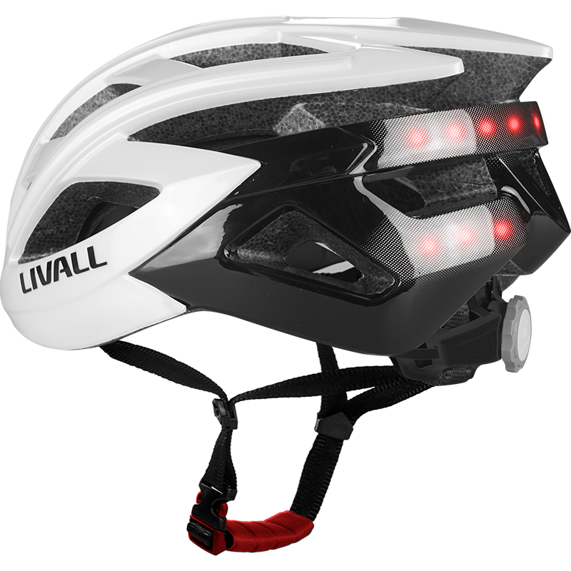 LIVALL Smart Cycling Helmet, Bicycle Mountain Road Bike Helmet with Bluetooth Voice Control, for Adult Men And Women, BH60, White