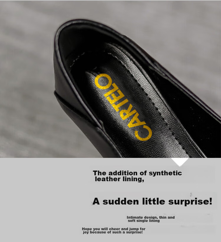 CARTELO Pointed High Heels for Women, Black Commuter Leather Shoes, KCC-357 Black (3cm), Size 38 6