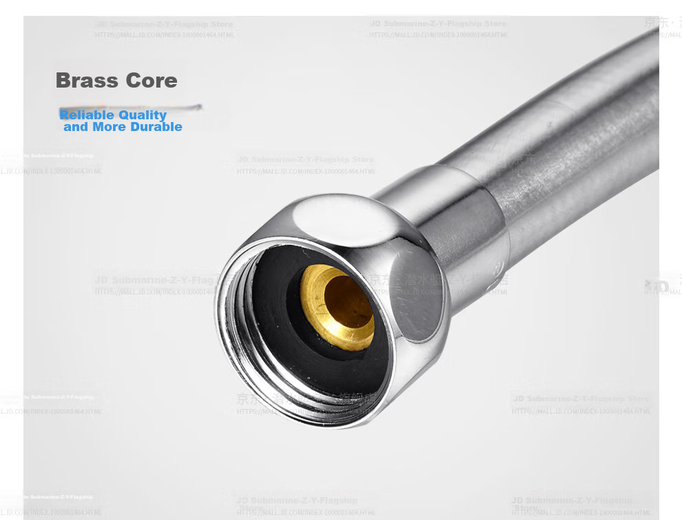 Submarine DG150 Shower Hose, Shower Head Flexible Hose, 1.5-Meter Anti-Tangle Shower Pipe 24