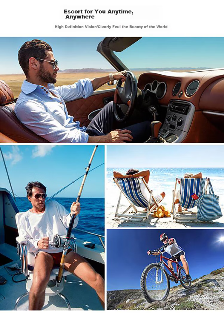 LESCA LUNETIER Day And Night Smart Polarized Sunglasses for Men with UV Protection And High Definition Lenses for Fishing, Driving, And General Use 19