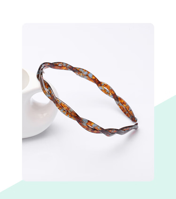 CHIMERA Acetate Hairband with Texture, High-End Hair Clip for Women's Bangs And Ponytail, Hair Accessory, Birthday Gift for Girls 1