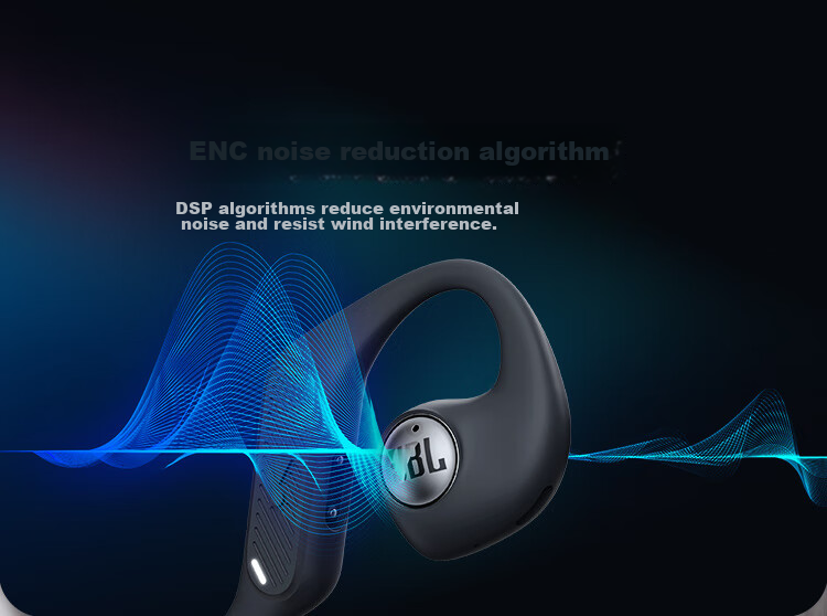 JBL [Liang Jingkun's Choice] Nearbuds2 Music Windstorm 2nd Generation Open Wireless Bluetooth Earphones, Non-In And Non-Ear-Hook Style, Not Bone Conduction, for Sports And Running, Black 9