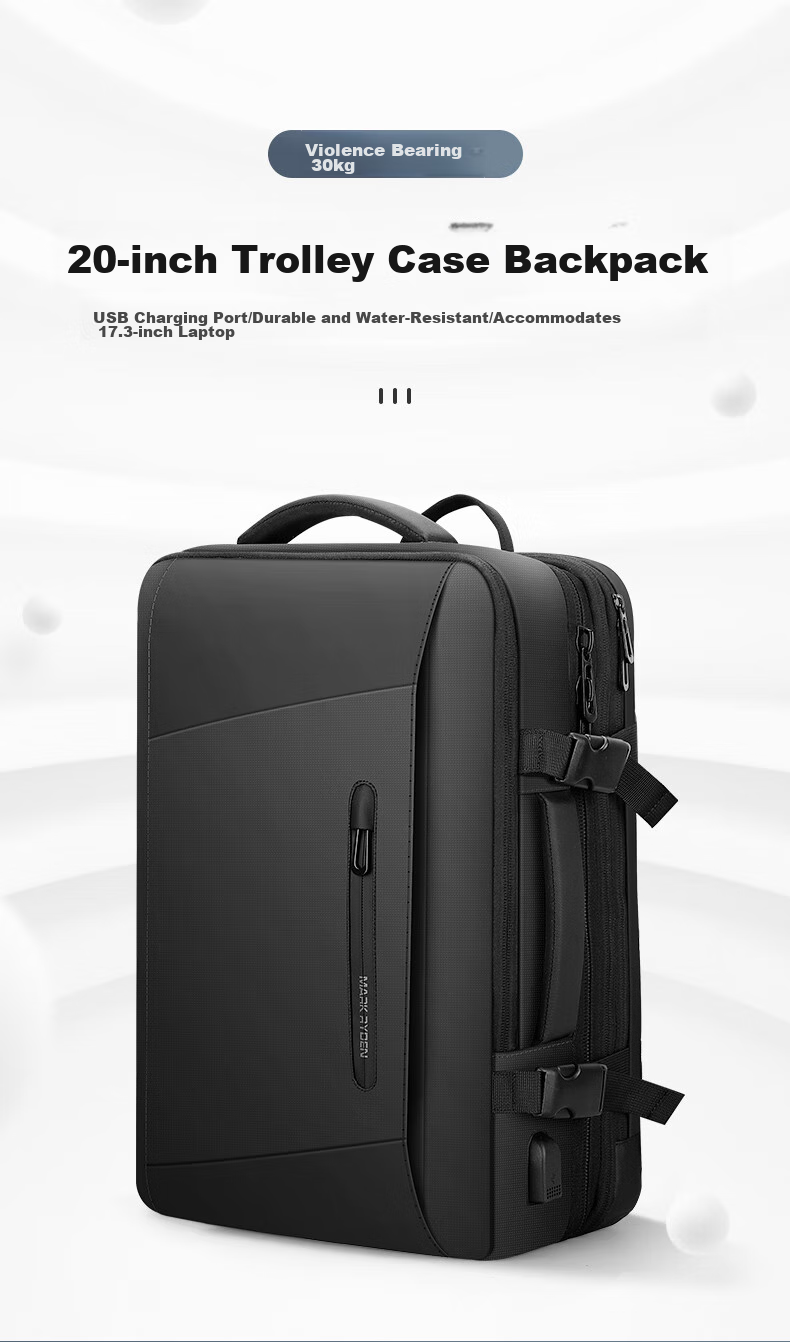 MARK RYDEN Backpack, Double Shoulder Bag, Large Capacity Travel Laptop Bag, Notebook 17.3-Inch Business Bag, Expandable Capacity, Gift-Giving 1
