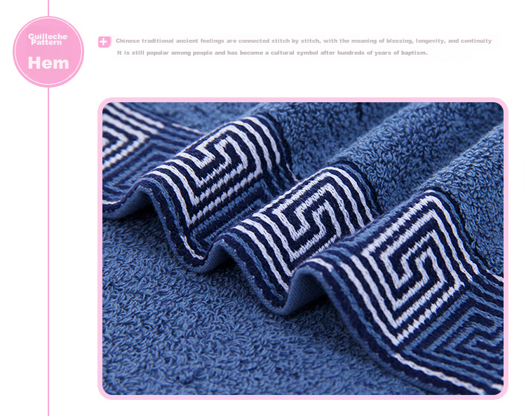 Hengyuanxiang Pure Cotton Thickened Absorbent Towel And Bath Towel Set of Three Pieces for Men And Women, One Face Towel And Two Bath Towels 6