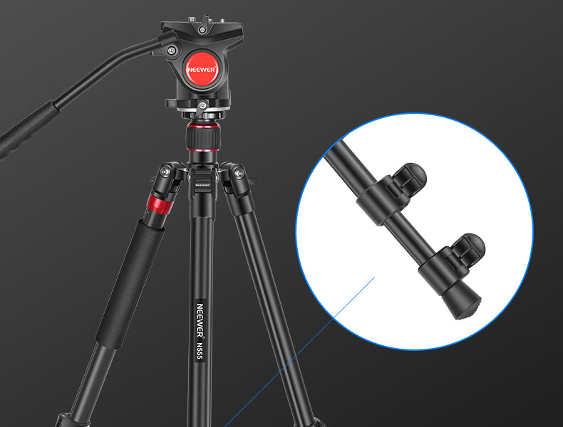 NEEWER Aluminum Alloy Lightweight Tripod for DSLR And Mirrorless Cameras, Professional Universal Photography And Video Stand, Outdoor Travel Monopod SAB264 13