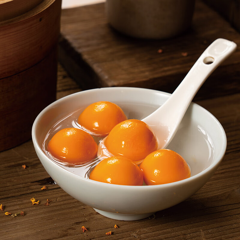 缸鸭狗 1926 蛋黄流沙小汤圆144g*2 24只 中华老字号 网红 小圆子奶茶甜品