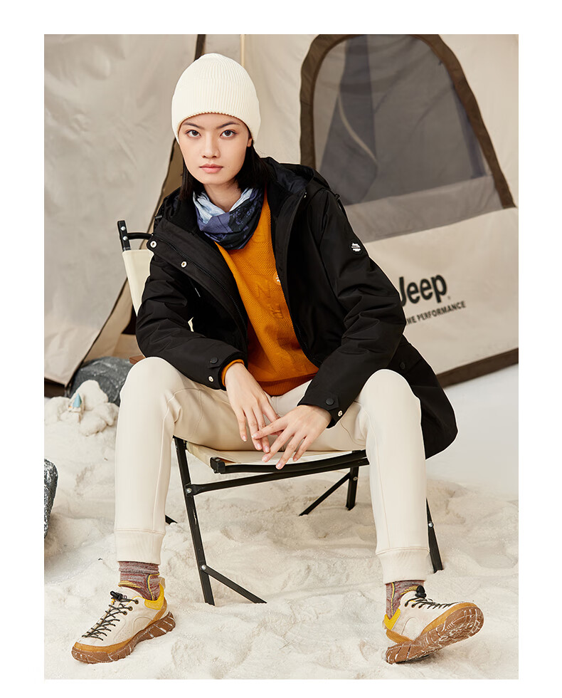 Jeep Outdoor Jacket for Men And Women, Three-In Fleece Windproof Waterproof Couple's Coat with Detachable Layers, Cold-Resistant Mountaineering Suit, 2XL 26