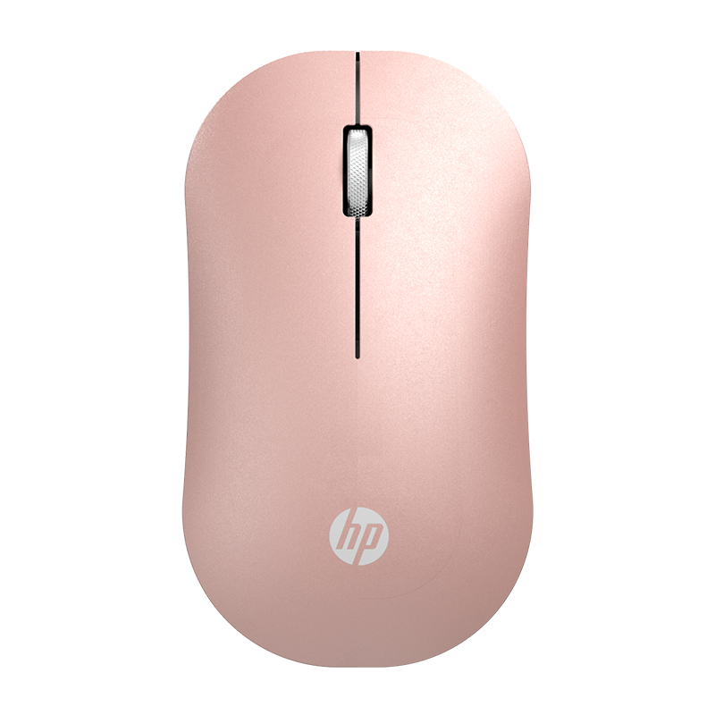 HP DM10 Wireless Bluetooth Dual-Mode Mouse, Business Office Wireless Mouse for Apple Laptops, Micro-Sound Bluetooth Portable Wireless Mouse, Pink