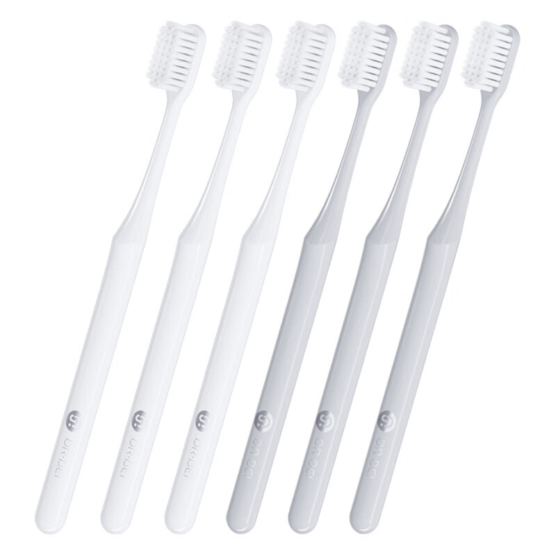 Beiyisheng DR.BEI Toothbrush, Fine Bristles for Gum Protection, Domestic Soft Bristle Toothbrush, Bulk Pack with Small Brush Heads, Youth Edition, 6-Pack