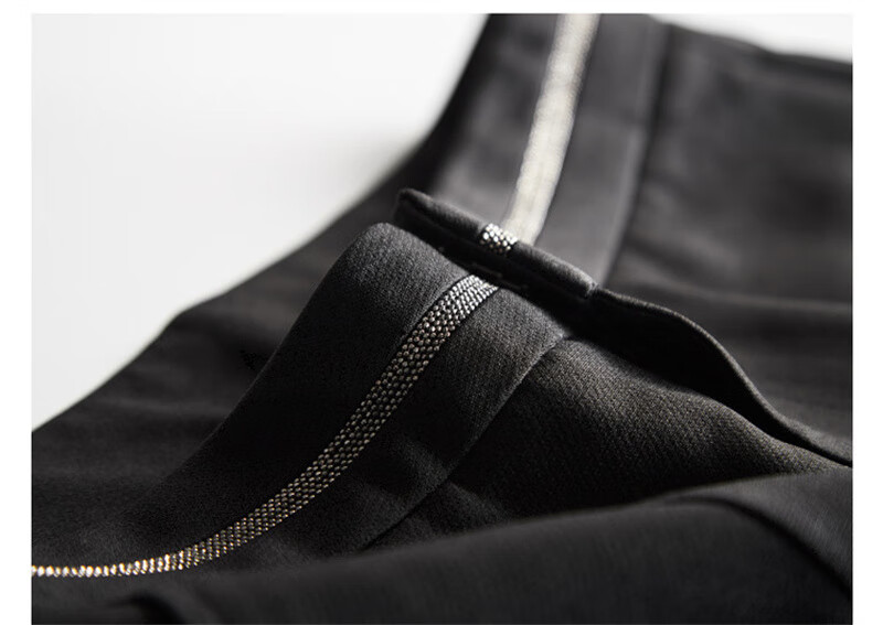 Dme Cropped Pants for Spring And Autumn, New Straight-Leg Suit Pants with Fake Pockets, Casual Trousers for Women, Khaki, S 86