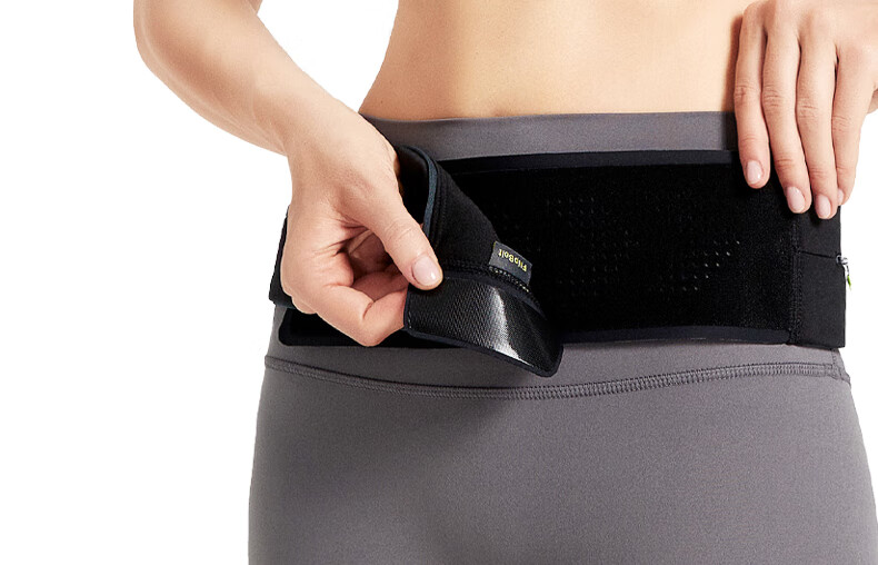 Flipbelt [Magic Tape Waist Pack], Sports Running Belt, Marathon Gear, Phone Pouch, Neon Orange, Adjustable Style 21