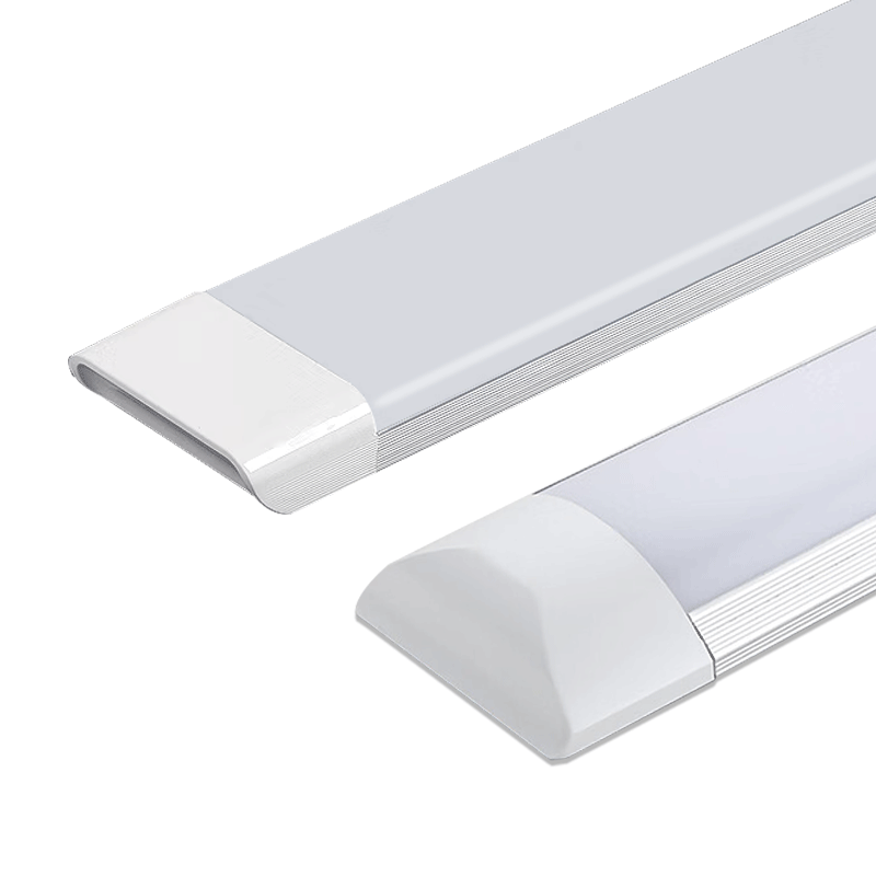 Baishian Tri-proof LED Tube Integrated Purification Linear Light Display Cabinet Daylight Engineering Super Bright Energy-saving 60W Flat 1.2m PC Cover