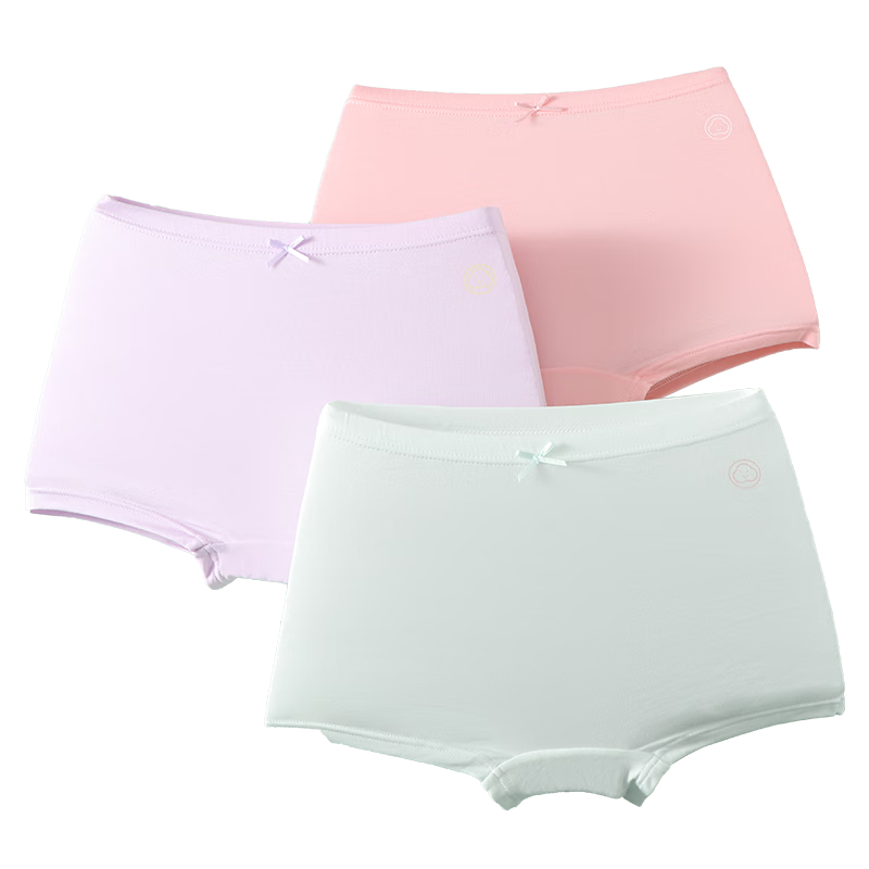 Hodo Children's Underwear, Boys And Girls, Big Kids Modal Boxer Briefs, Class A Antibacterial Pants, 3 Pieces 4028 Combination 1, Size 160