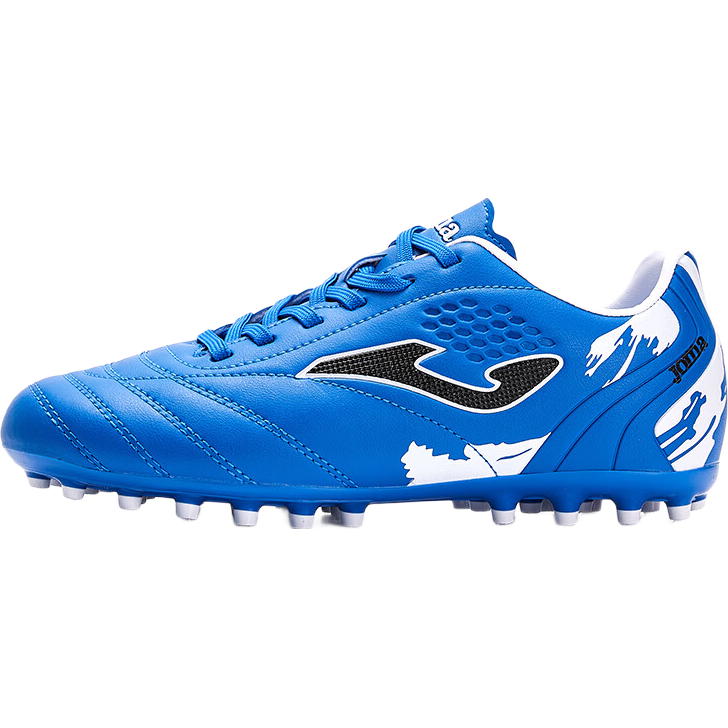 JOMA Children's Soccer Shoes for Boys And Girls, Youth Students MG Short Studs Breathable Football Training Shoes, Blue, Size 34