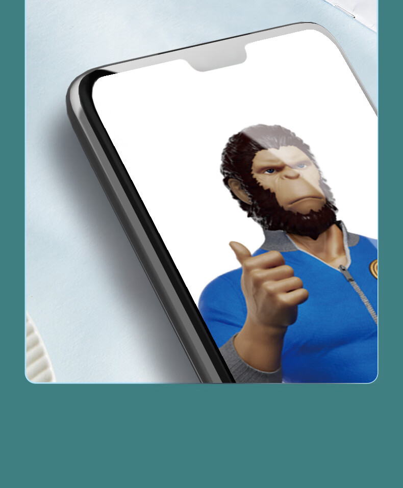 BLUEO Tempered Glass Screen Protector for Huawei Mate60, High Definition Ultra-Thin Glass Protective Film, Anti-Fingerprint Shatterproof Protective Film for Mate60 Smartphone 2