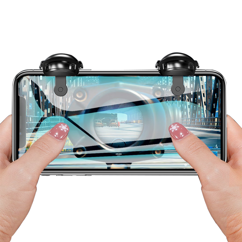 KMaxAI Peace Elite Aiming Assist, Automatic Gun Pressing, Four-Finger Mechanical Buttons, Quick Response, Mobile Game Peripheral GMAJ-XJT Gaming Assist Butto
