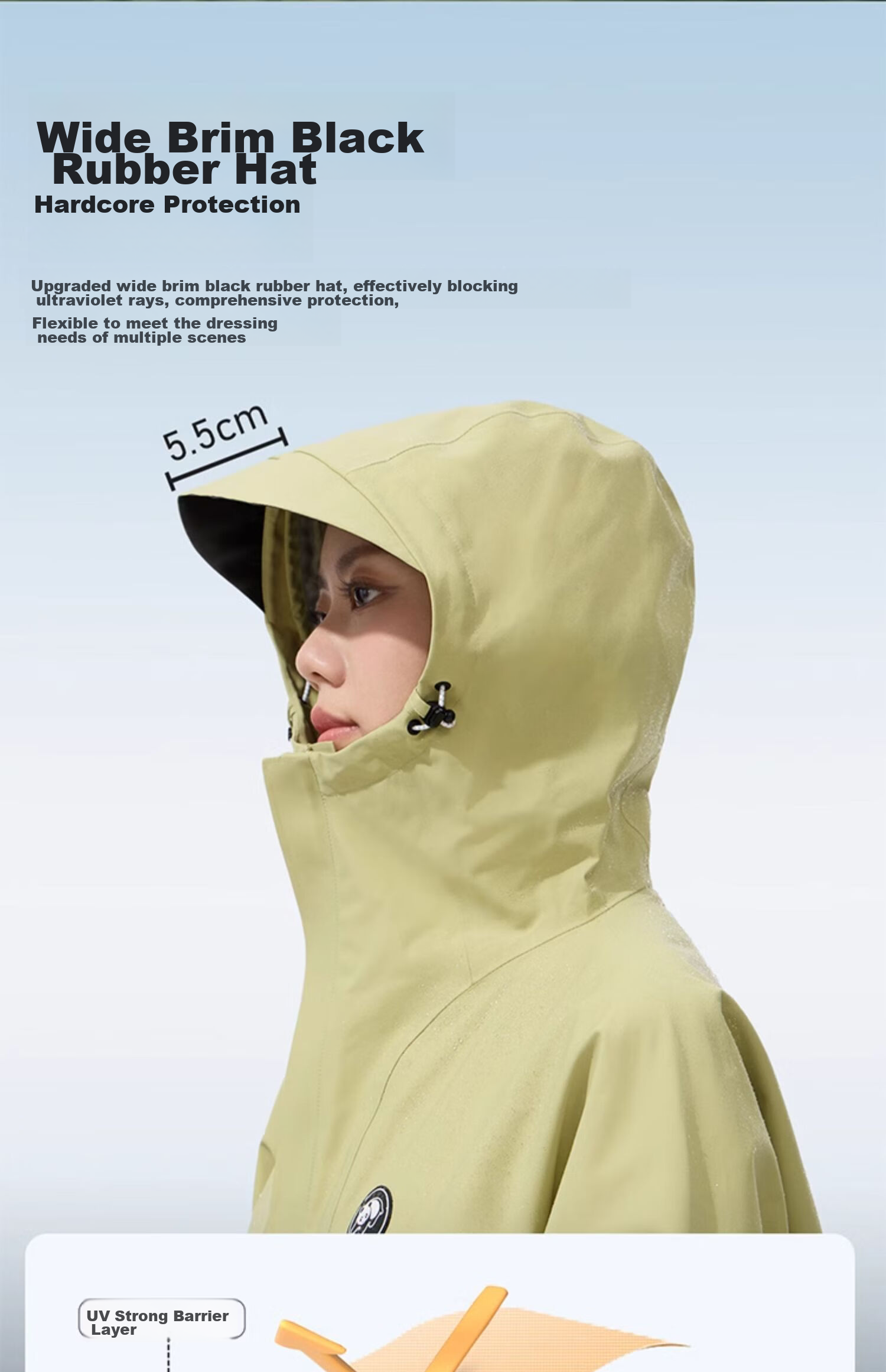 CAMEL Panda Windbreaker Jacket for Men And Women, Spring And Autumn Outerwear, Windproof And Waterproof Outdoor Clothing A34BA3L1166, Night Purple, XL 17
