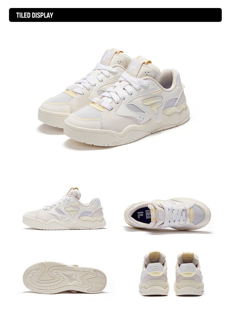 FILA FUSION FILA Trendy Women's Skateboard Shoes [Same Style As National Team], Casual Skate Shoes KICK II 14