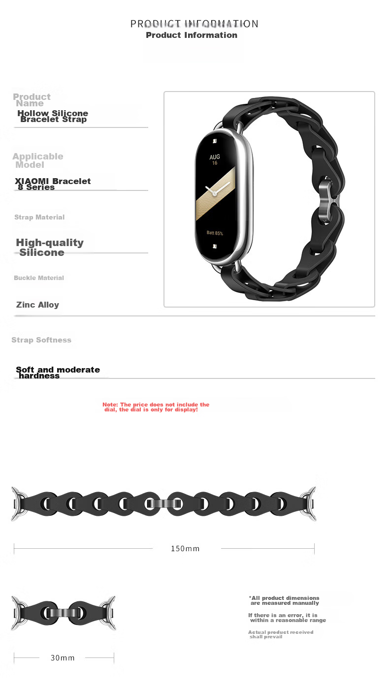 Weiqiantu Suitable for Huawei FIT4pro/FIT4/FIT3 Watch Straps, Ocean Pattern Silicone Fashionable Huawei Fit4pro Watch Band Wristband for Men And Women, 20MM Interface [Ivory White] 11