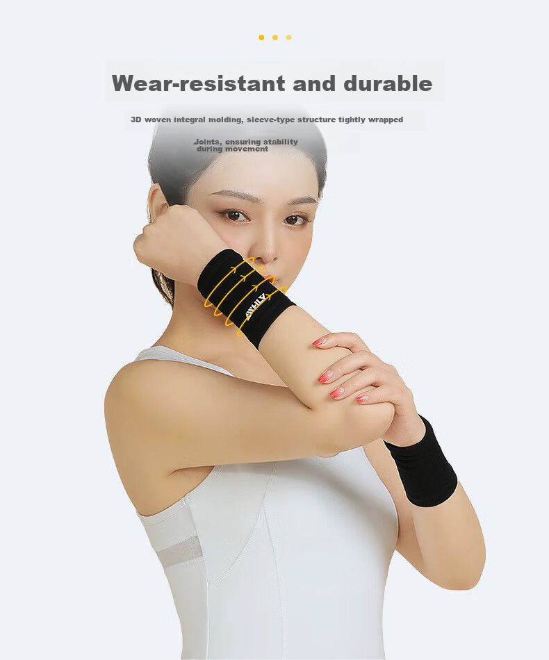 D&M Summer Sports Wristband for Fitness, Men And Women, Wrist Training, Basketball, Badminton, Tennis, Volleyball, Lightweight Japanese Import 9