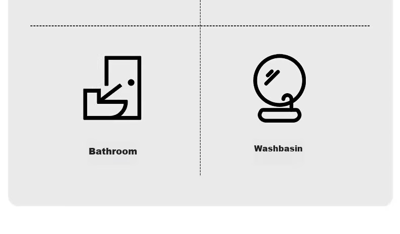 Huaxu Bathroom Absorbent Floor Mat, Toilet Non-Slip Mat, Washroom Mat, Customizable - Dark Secret Realm 5080 15