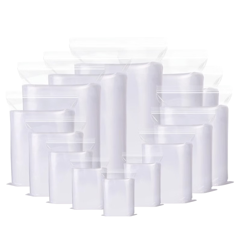 SHUANG YU Food Self-Sealing Bags, No. 6 Transparent Storage Sealing Bags, Dust-Proof Packaging Bags, Sealing Bags, 100 Pieces