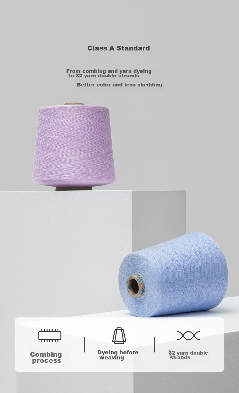 A-Life Sealed Towels, Pure Cotton Soft 3-Pack, Xinjiang Long-Staple Cotton Class A Towels, Absorbent Face Towels, Blue/purple/orange 11