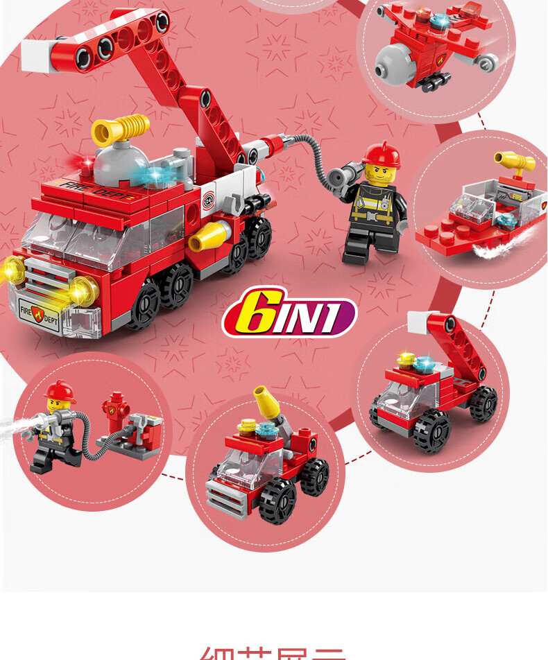 SHANGYUN Building Block Assembly Model, Small Particle Special Police Car Toy, Birthday Gift for Boys And Girls Aged 6-8 1